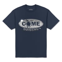COME SUNDOWN METALLIC TASTE TEE NAVY