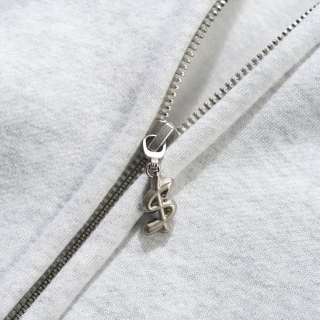 CASH ONLY CAMPUS ZIP-THRU HOOD ASH