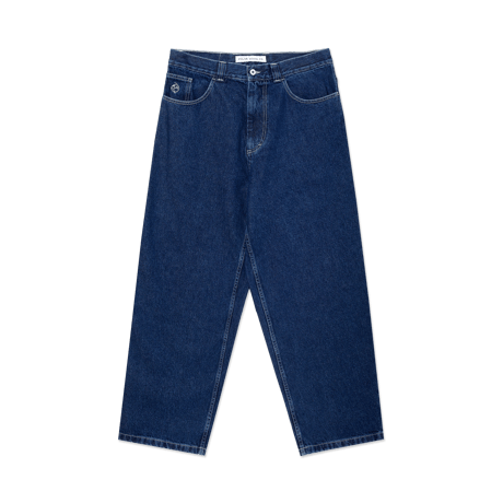 POLAR SKATE CO. BIG BOY PANTS DARK BLUE WHITE STITCHING