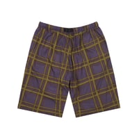 BRONZE 56K PLAID SHORT PURPLE