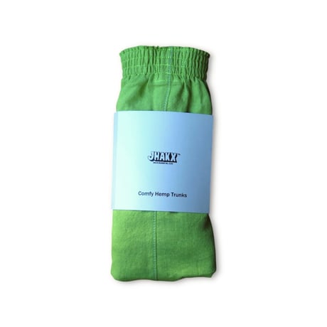 JHAKX HEMP TRUNKS KIWI GREEN