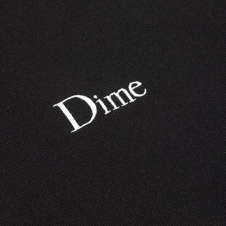 DIME CLASSIC SMALL LOGO CREWNECK BLACK
