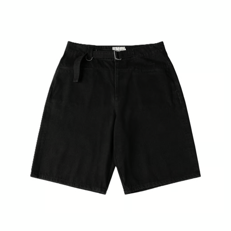 DIME TECH DENIM SHORTS BLACK