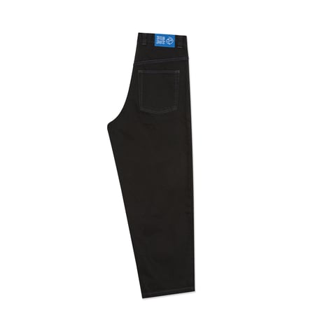 POLAR SKATE CO. BIG BOY PANTS BLACK / BLUE STITCHING