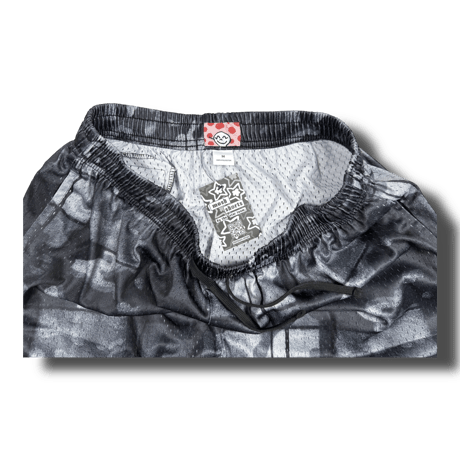 STARTEAM CAMO PLAID BASKETBALL SHORTS