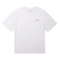 GRAND COLLECTION SCRIPT TEE WHITE