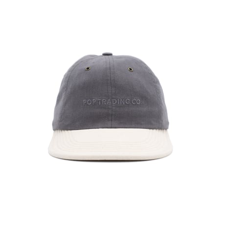 POP TRADING COMPANY 2 TONE FLEXFOAM HAT CHARCOAL / OFF WHITE