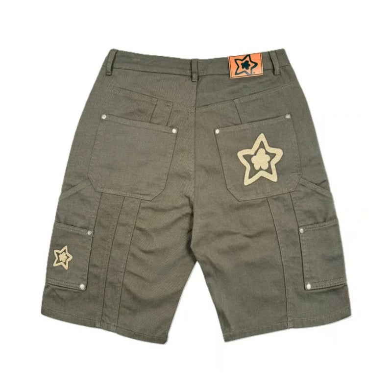 パンツ STARTEAM DOUBLE KNEE SEAM JEAN SHORTS STARTEAM DOUBLE KNEE SEAM JEAN SHORTS OLIVE | P