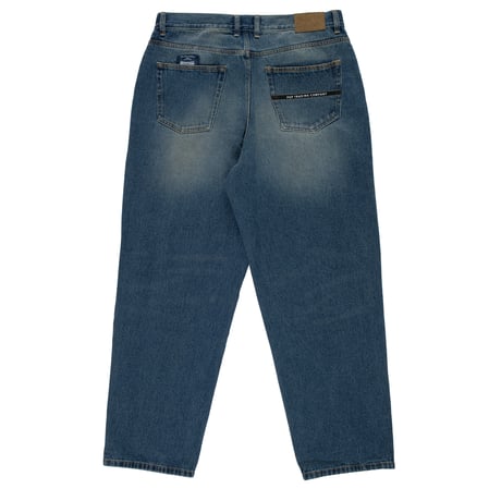 POP TRADING COMPANY DRS DENIM PANTS WASHED DENIM