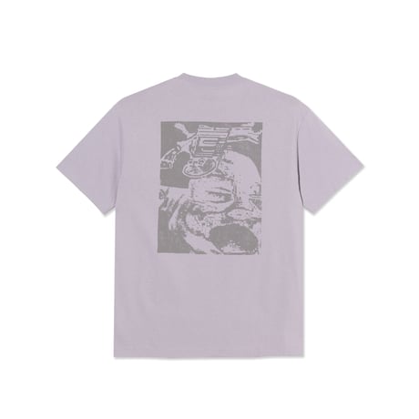 POLAR SKATE CO. CONFLICT SCENARIO TEE PALE PURPLE