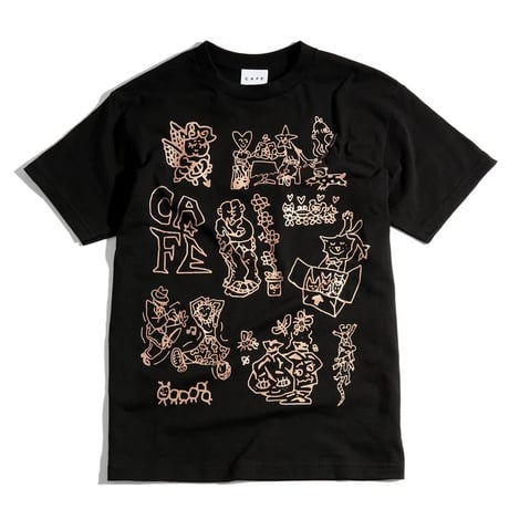 CAFE ETHAN TEE BLACK