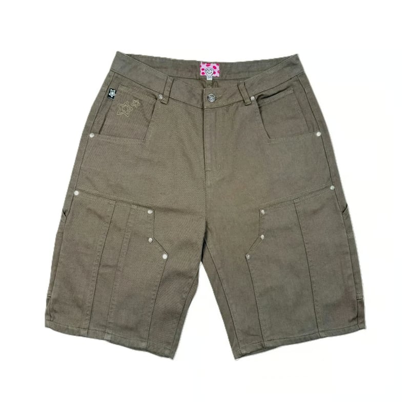 パンツ STARTEAM DOUBLE KNEE SEAM JEAN SHORTS STARTEAM DOUBLE KNEE SEAM JEAN SHORTS OLIVE | P