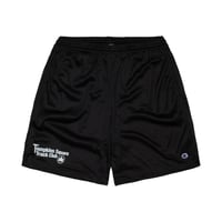 QUARTERSNACKS TRACK CLUB CHAMPION GYM SHORTS BLACK