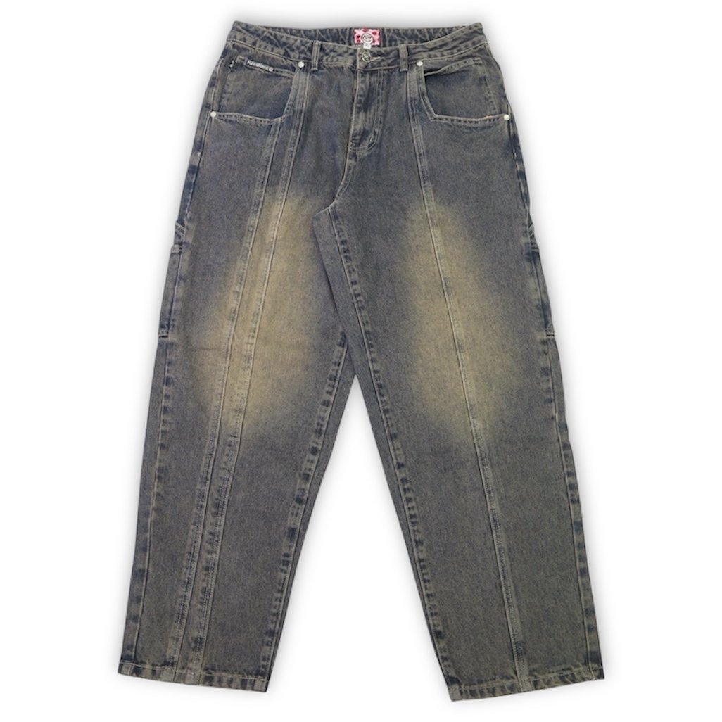 新品未使用　STAR TEAM CARPENTER JEANS Starteam Star Zip Off Carpenter Jeans Black | BONKERS