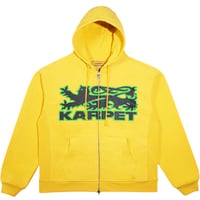 CARPET COMPANY LION HOODIE YELLOW