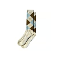 FROG ARGYLE SOCKS CREAM