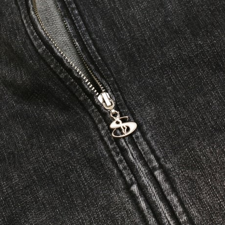 YARDSALE DENIM HOOD BLACK