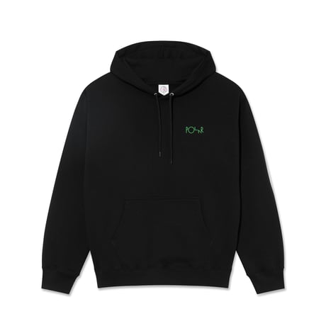 POLAR SKATE CO. OURSELES COLLAGE FILL LOGO HOODIE BLACK
