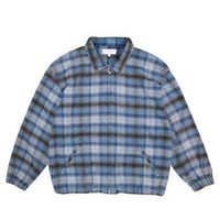 YARDSALE TARTAN FULL ZIP BLUE