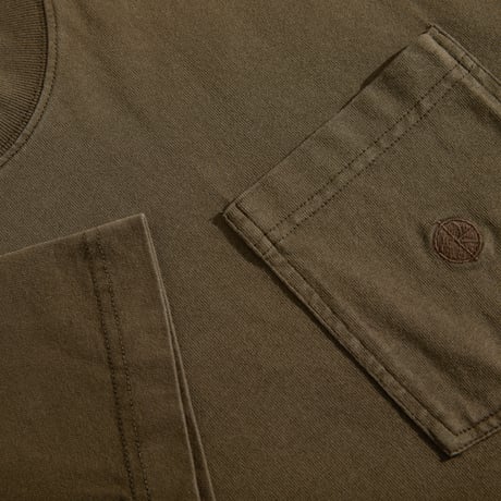 POLAR SKATE CO. POCKET TEE BROWN