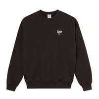 POLAR SKATE CO. NEW SPORT DAVE CREWNECK CHOCOLATE