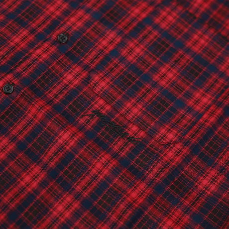 YARDSALE FADED PLAID SHIRT RED