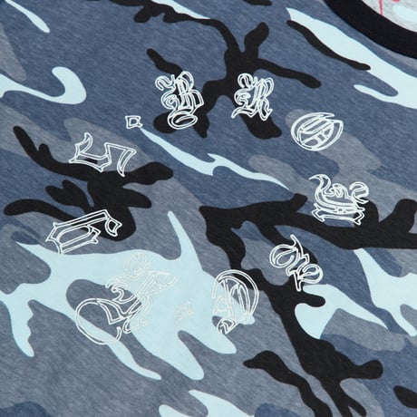 BRONZE 56K SPIRAL TEE BLUE CAMO