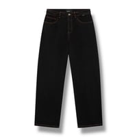 RASSVET BAGGY DENIM PANTS BLACK