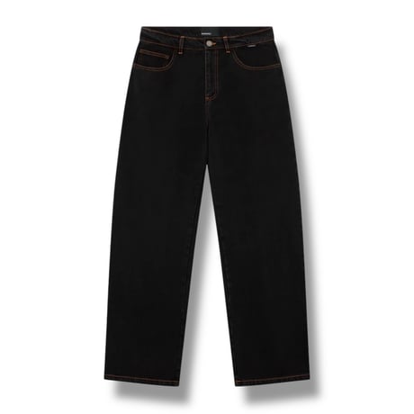 RASSVET BAGGY DENIM PANTS BLACK