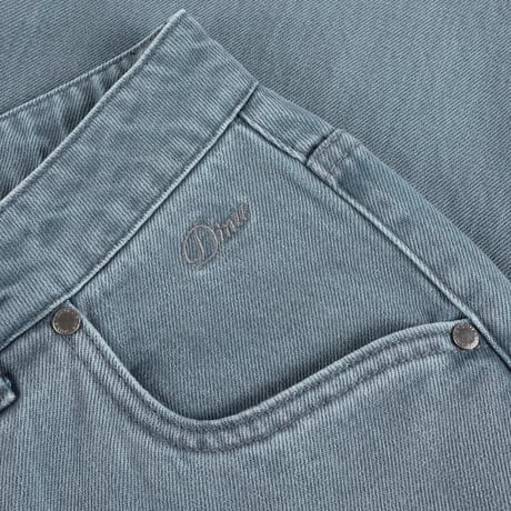 DIME RELAXED DENIM PANTS STEEL BLUE