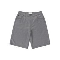 DIME BAGGY HOUNDSTOOTH SHORTS GREY