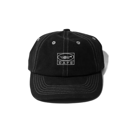 SKATEBOARD CAFE 45 6 PANEL CAP BLACK