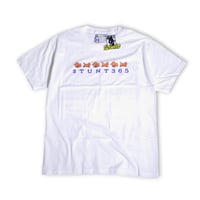 STUNT PIXEL KITTEN TEE WHITE