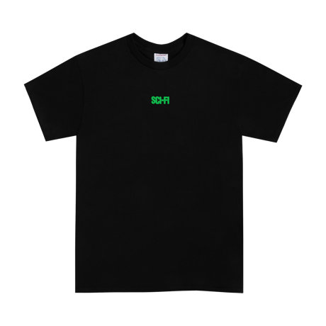 SCI-FI FANTASY TINY BIG LOGO TEE BLACK