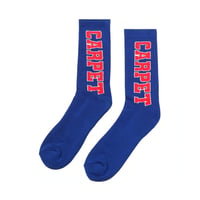 CARPET COMPANY VARSITY SOCKS BLUE