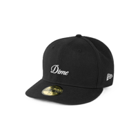 DIME CURSIVE NEW ERA CAP BLACK