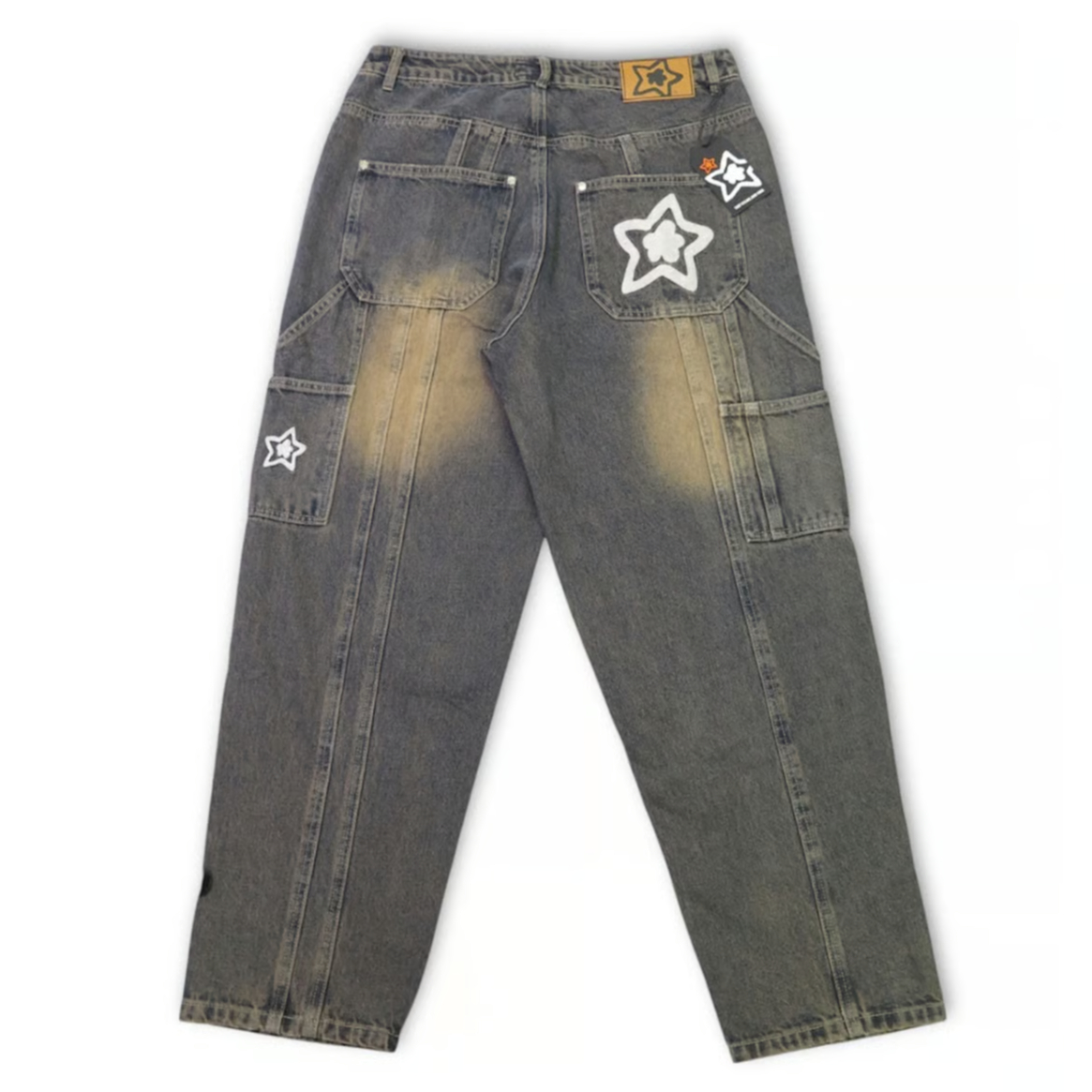 パンツ starteam jeans 36 Starteam Double Knee Star Jeans Blue | BONKERS