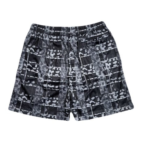 STARTEAM LEOPARD PLAID BASKETBALL SHORTS