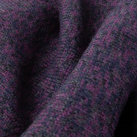 DIME KNITTED POLO STATIC PURPLE