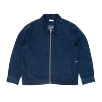 POP TRADING COMPANY DENIM FULL JACKET RINSED DENIM