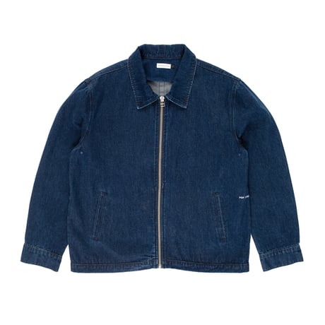 POP TRADING COMPANY DENIM FULL JACKET RINSED DENIM