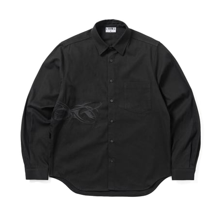 CLOSE DOOR DOOR SHIRTS BLACK