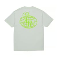 LASTRESORT AB ATLAS MONOGRAM SS TEE GREEN TINT / NEON