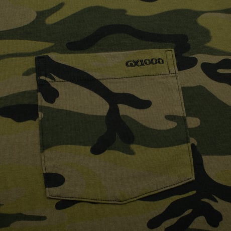 GX1000  POCKET CAMO TEE CAMO