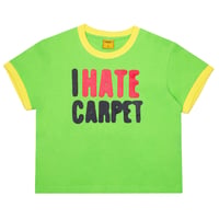 CARPET COMPANY I HATE GIRLS TEE GREEN