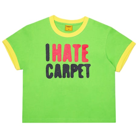 CARPET COMPANY I HATE GIRLS TEE GREEN