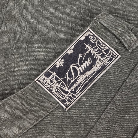 DIME BAGGY DENIM PANTS ELECTRIC CHARCOAL