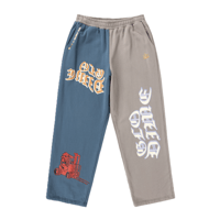 GLO DIME SWEATPANTS GREY / STORM BLUE