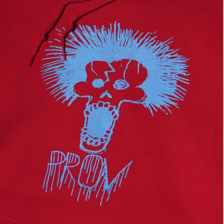 PROV X ETHAN SMITH NEW SKULL HOODIE RED