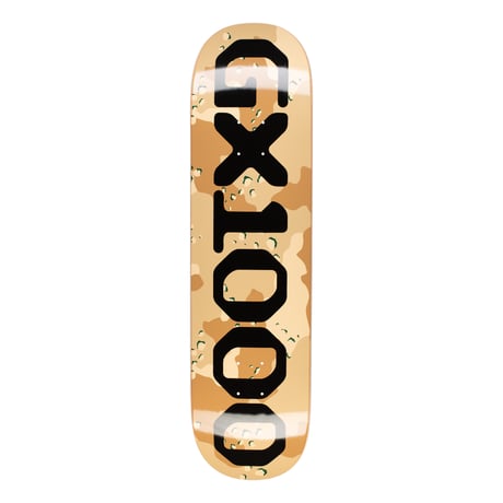 GX1000 OG LOGO CAMO DECK BLACK 8.25